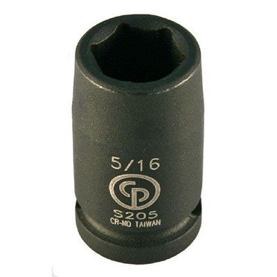 S205 1/4'' Drive Standard Impact Socket 5/16'' 제품 사진