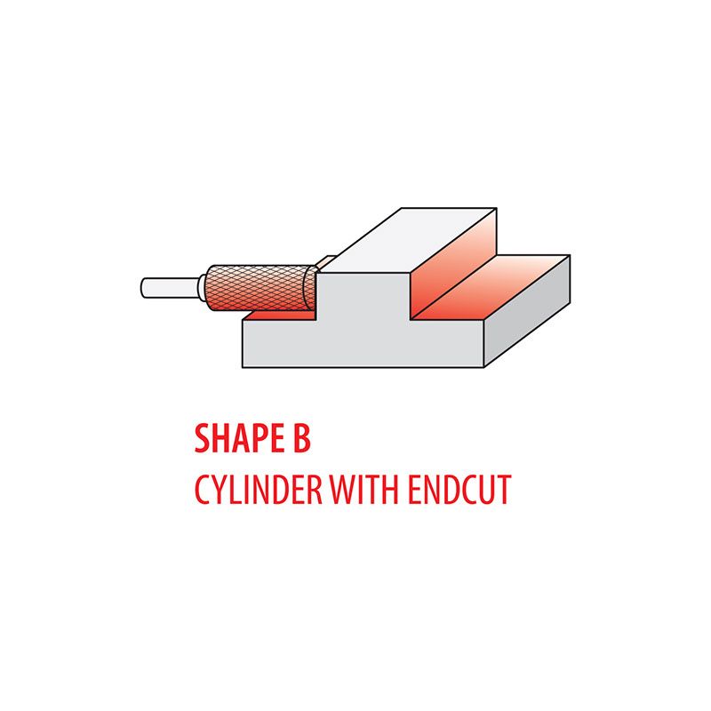 BURR POWER CUT 1/2'' HEAD SHAPE B IMP product photo
