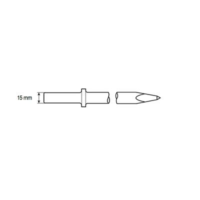 PICK CHISEL SHANK ROUND 15MM product photo