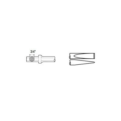 FLAT CHISEL SHANK HEX 3/4'' product photo