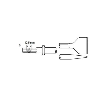 WIDE SCALING SHANK HEX 12,5MM product photo