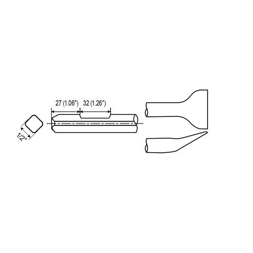 ANGLE SCALING SHANK QTR. OCT. WF 1/2'' product.image.text.alttext