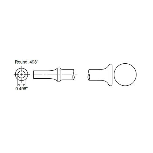 RIVET SET .498 4''(L) 1-1/4''(Ø) product photo