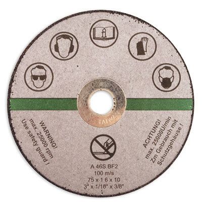 CUTTING WHEEL 75X1.6X10 (SET OF 5) product photo