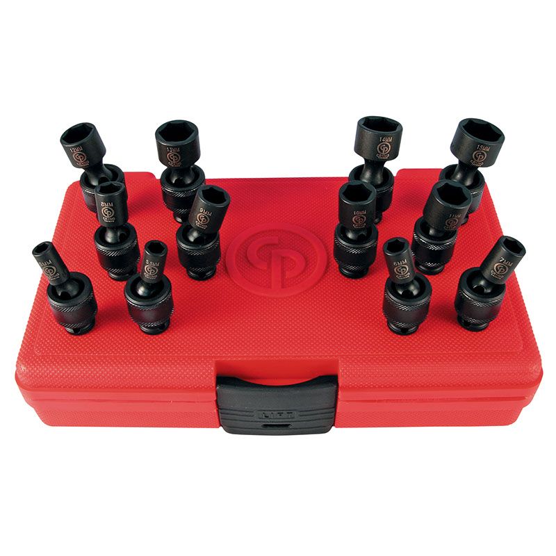 SS2112U 1/4" Drive Set of 12 pcs Metric Universal Impact Sockets product.image.text.alttext