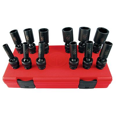 SS3012DU 3/8" Drive Set of 12 pcs SAE/Imperial Deep Universal Impact Sockets product.image.text.alttext