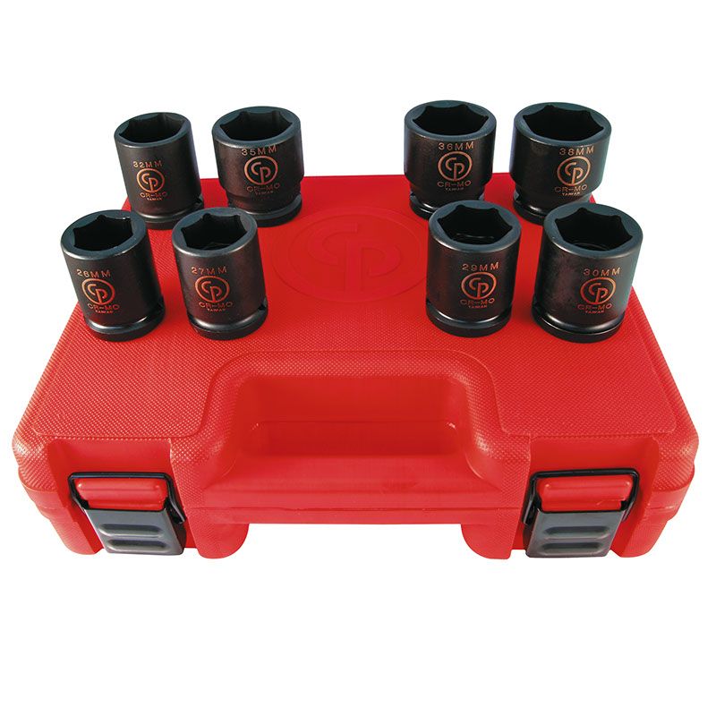 SS618 3/4" Drive Set of 8 pcs Metric Impact Sockets product photo