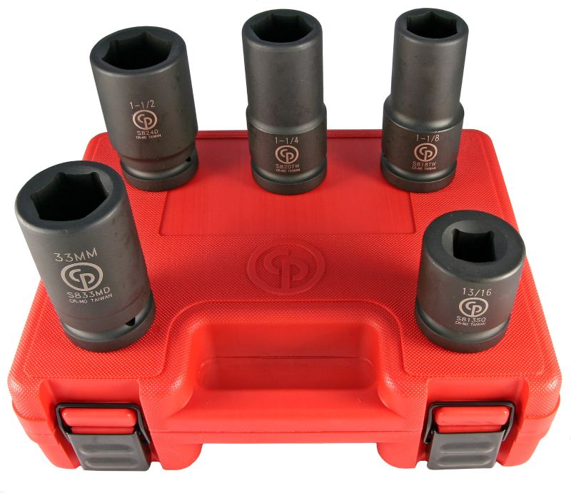 SS8205WS 1" Drive Set of 5pcs WHEEL SER SAE/Imperial&Metric Sockets product.image.text.alttext